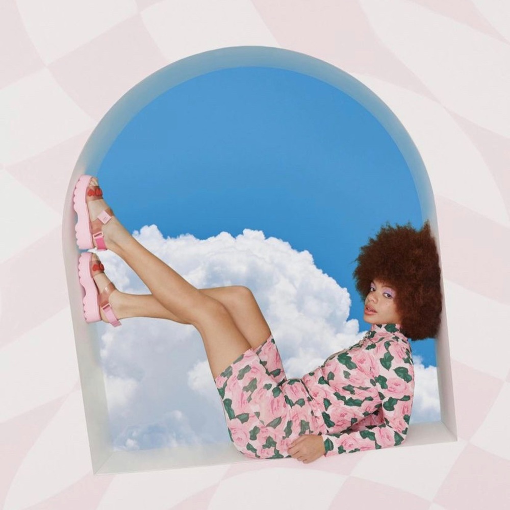 Lazy oaf X Melissa platform sandals